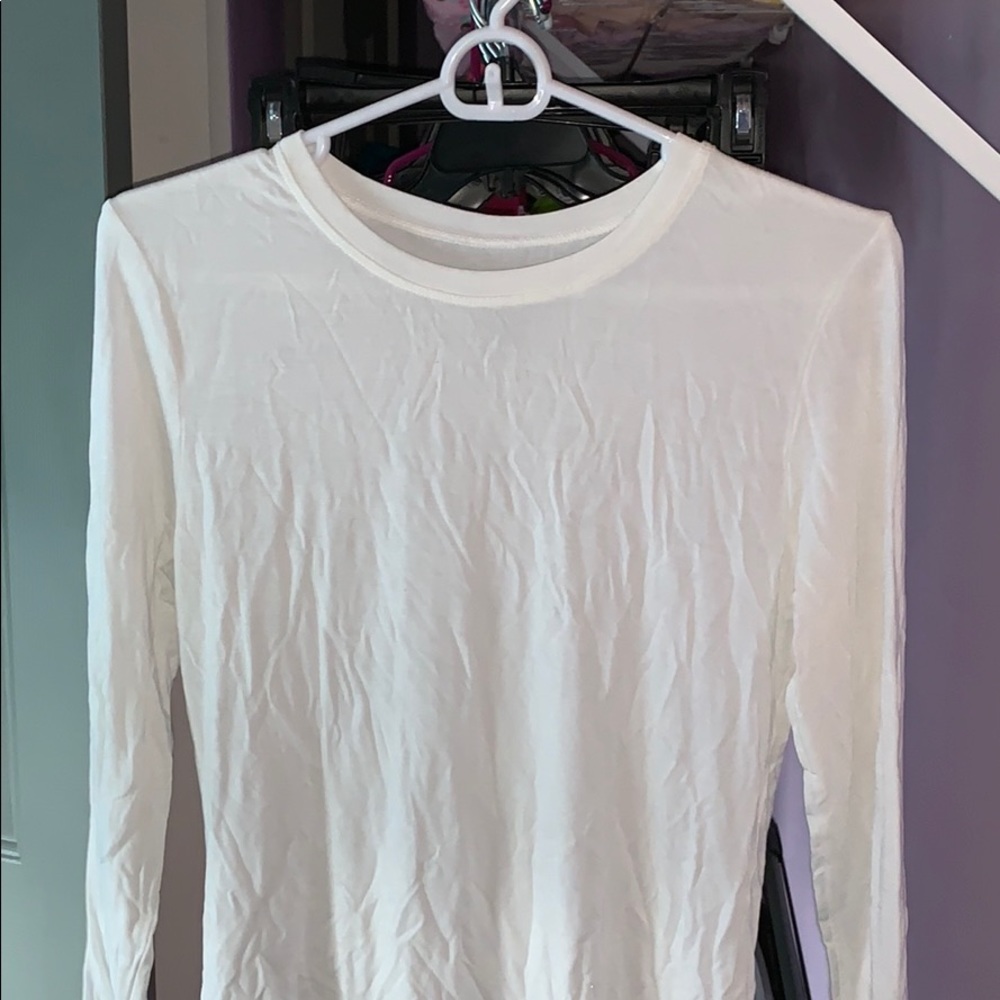 White Plain Cuddl Duds Tee